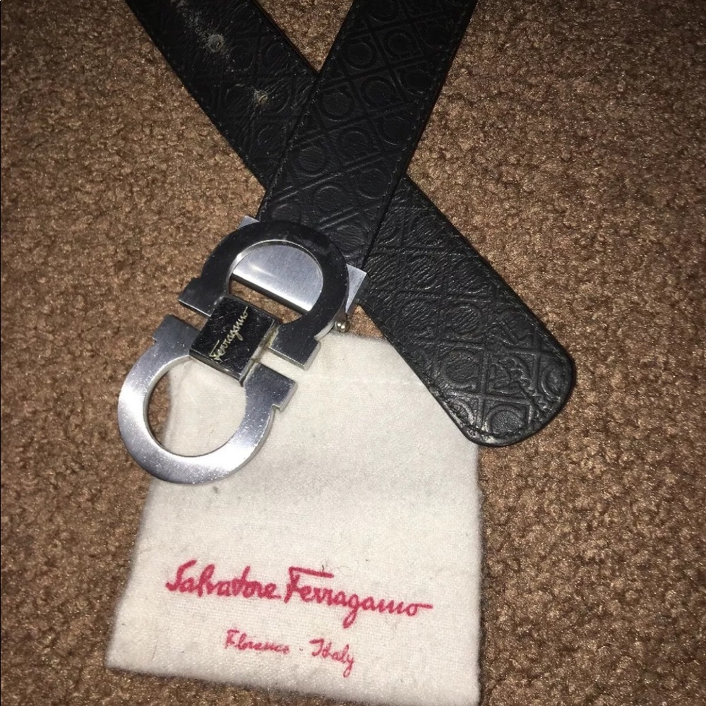 Ferragamo belt 100% authentic detachable buckle